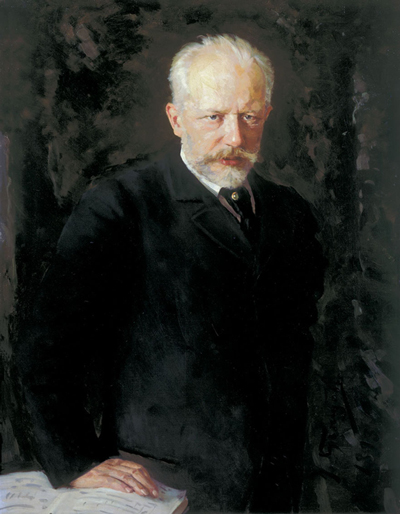 Nikolai Dmitriyevich Kuznetsov (1850 - 1929) Porträt des Komponisten P. I. Tschaikowski 1893, Öl auf Leinwand Staatliche Tretjakow-Galerie, Moskau