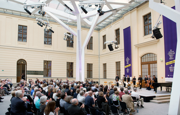 Jüdisches Museum Berlin, der Glashof