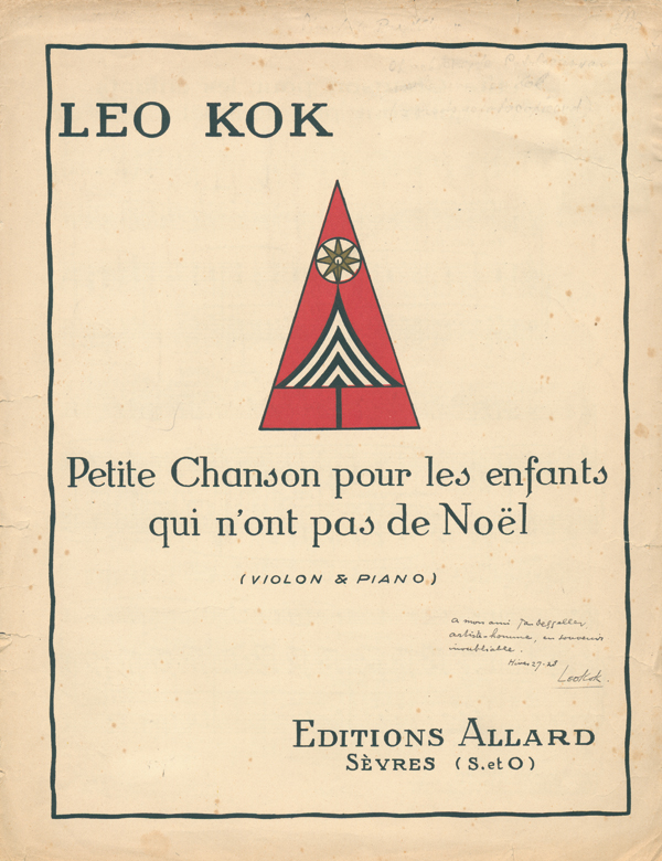 Leo Kok – ‚Petite Chanson pour les enfants qui n’ont pas de Noël’